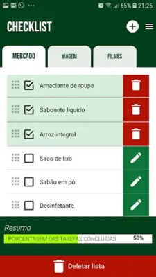 Simples Checklist android App screenshot 3