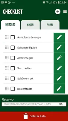 Simples Checklist android App screenshot 4